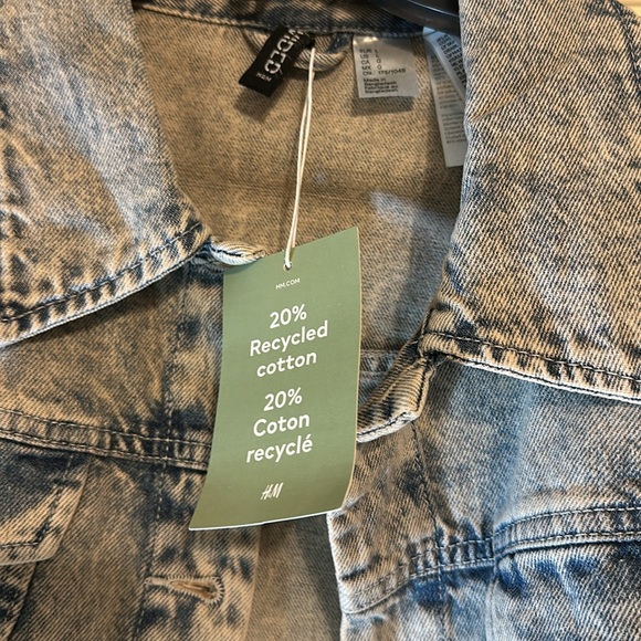 H&M cropped denim jacket - Picture 3 of 6